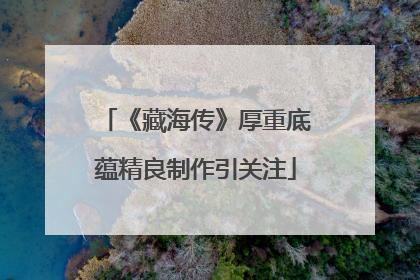 《藏海传》厚重底蕴精良制作引关注