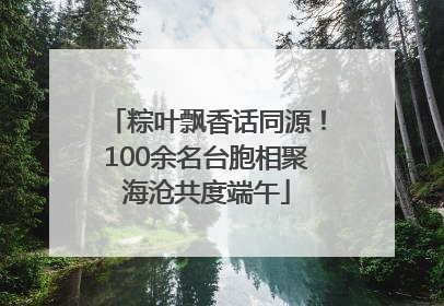 粽叶飘香话同源！100余名台胞相聚海沧共度端午