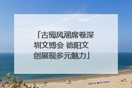古蜀风潮席卷深圳文博会 德阳文创展现多元魅力