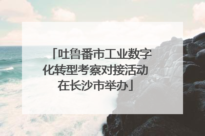 吐鲁番市工业数字化转型考察对接活动在长沙市举办