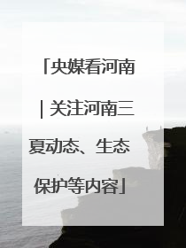 央媒看河南｜关注河南三夏动态、生态保护等内容