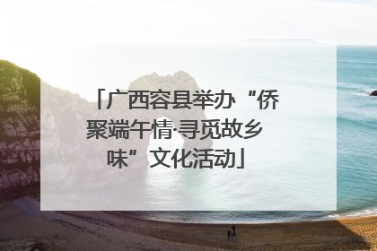 广西容县举办“侨聚端午情·寻觅故乡味”文化活动