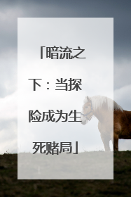 暗流之下：当探险成为生死赌局