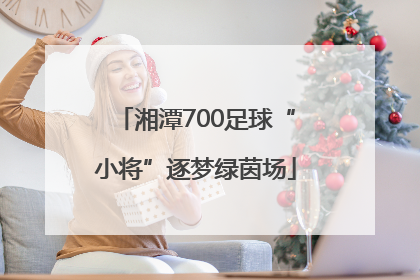 湘潭700足球“小将”逐梦绿茵场
