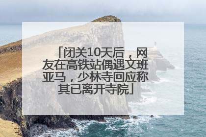 闭关10天后，网友在高铁站偶遇文班亚马，少林寺回应称其已离开寺院